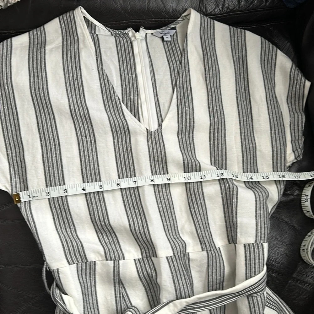 NWOT Rails White & Black Stripe Women’s Jumpsuit - Picture 6 of 9